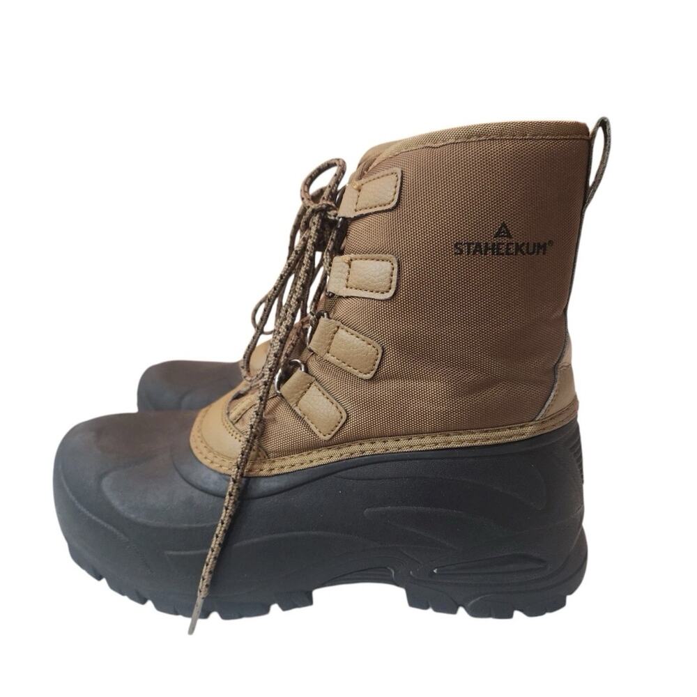Staheekum Men's Winter Snow Boots Waterproof, Insulated 3M New in Box Sz 9